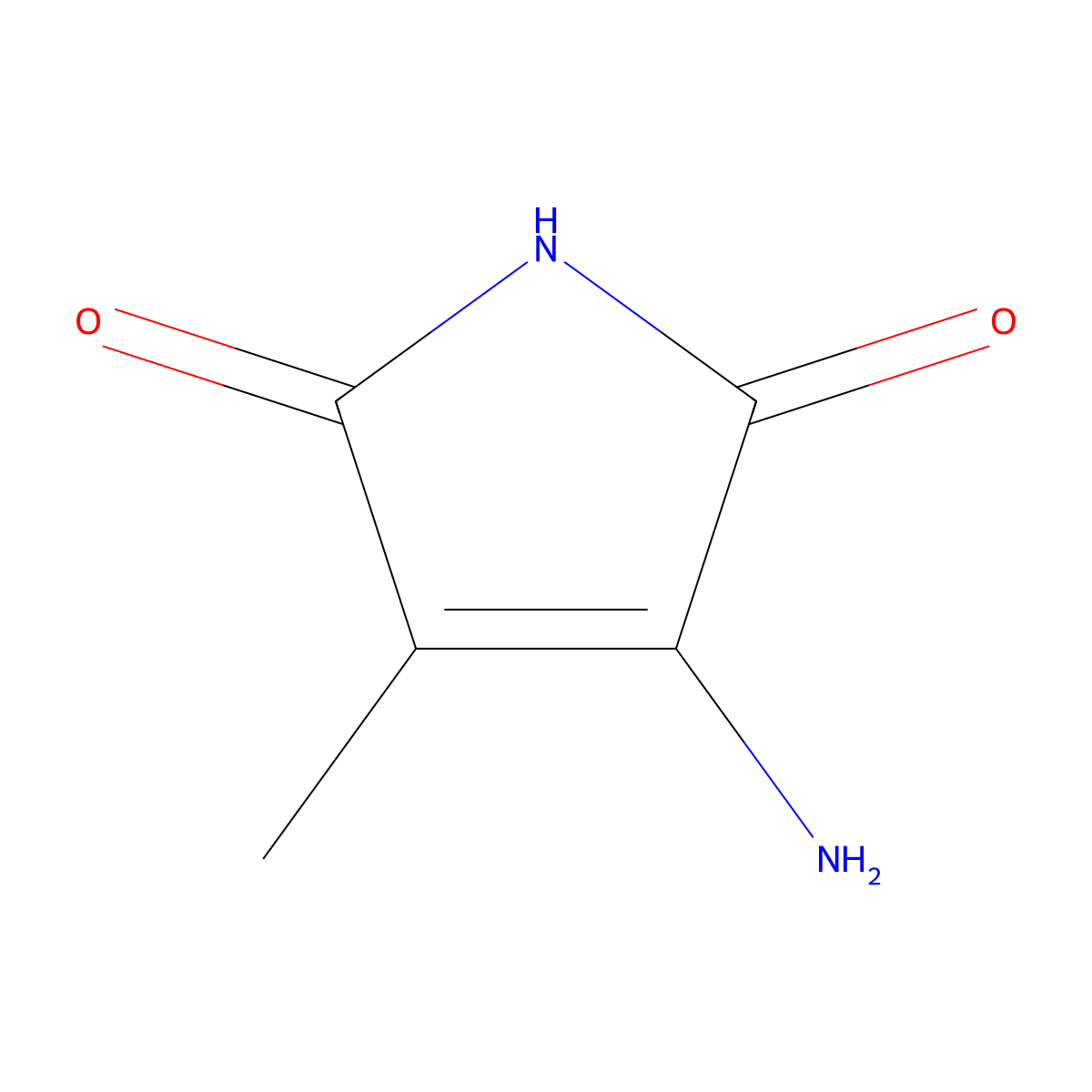 3-Amino-4-methyl-1H-pyrrole-2,5-dione molecular structure, CAS 1089921-15-2