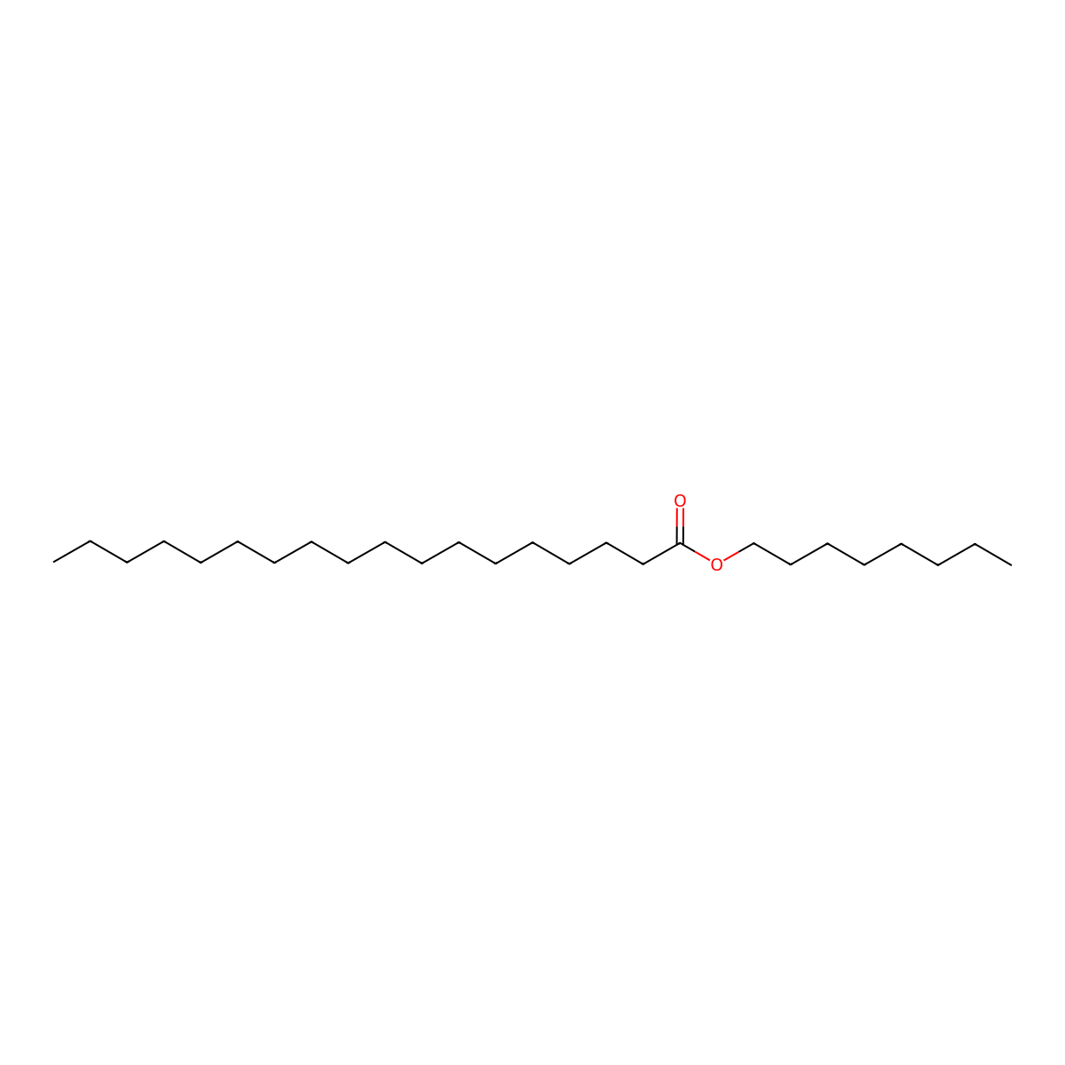 Octyl Stearate molecular structure, CAS 109-36-4