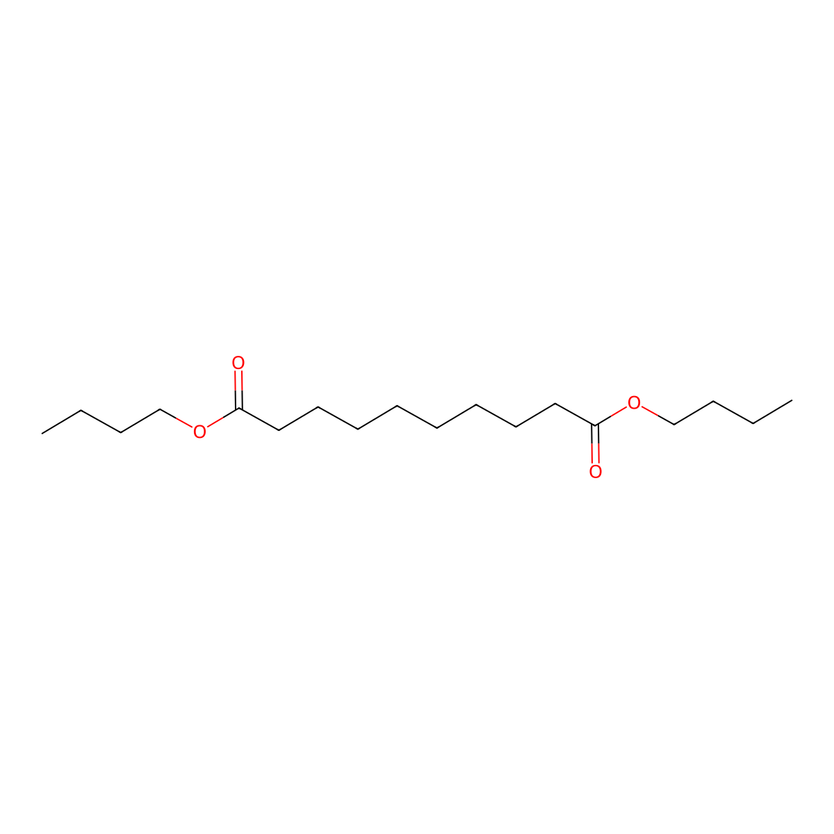 Dibutyl Sebacate molecular structure, CAS 109-43-3