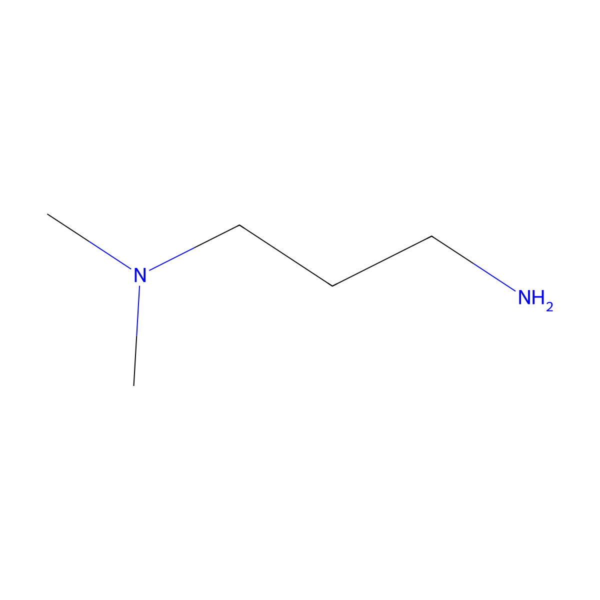 N,N-Dimethyl-1,3-propanediamine molecular structure, CAS 109-55-7