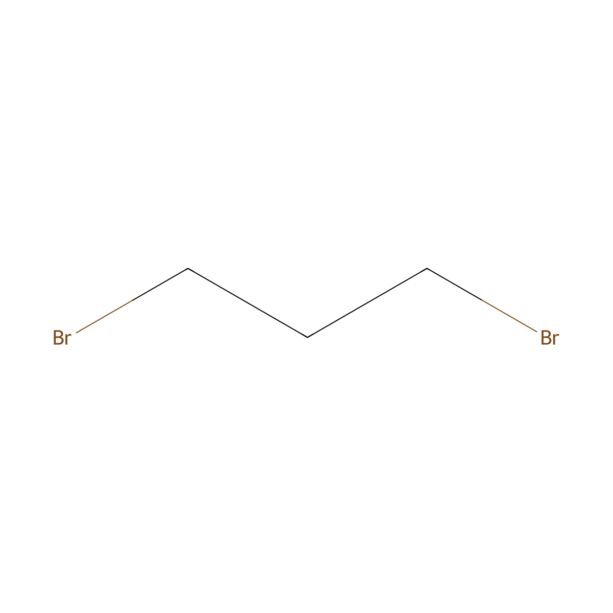 1,3-Dibromopropane molecular structure, CAS 109-64-8