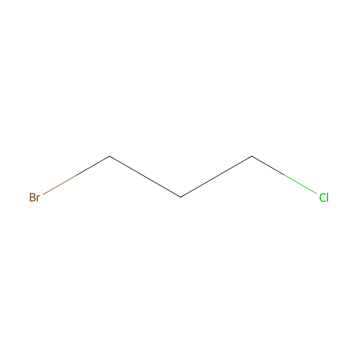 1-Bromo-3-chloropropane molecular structure, CAS 109-70-6