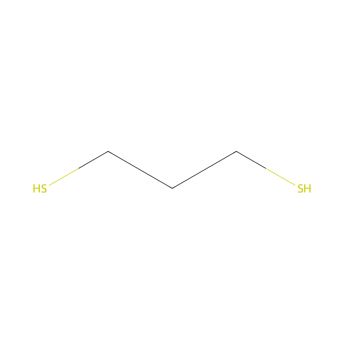 1,3-Propanedithiol molecular structure, CAS 109-80-8