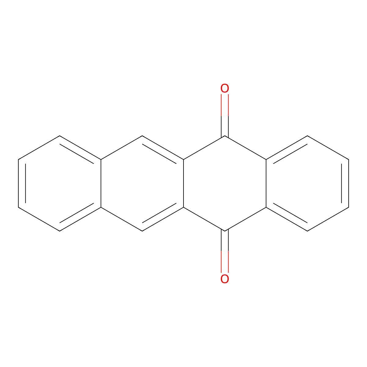 5,12-Naphthacenedione molecular structure, CAS 1090-13-7