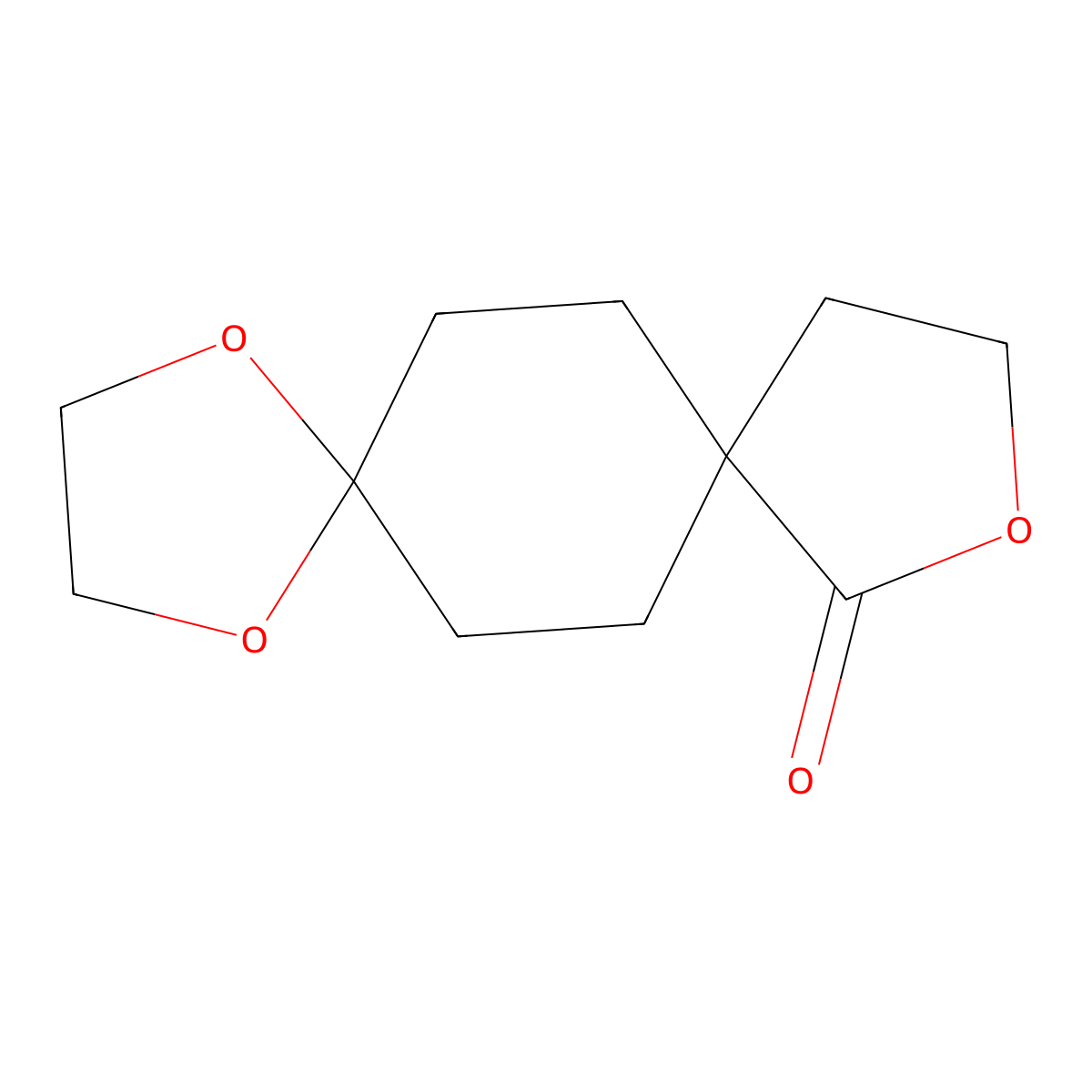 1,4,10-Trioxa-dispiro[4.2.4.2]tetradecan-9-one molecular structure, CAS 109006-14-6