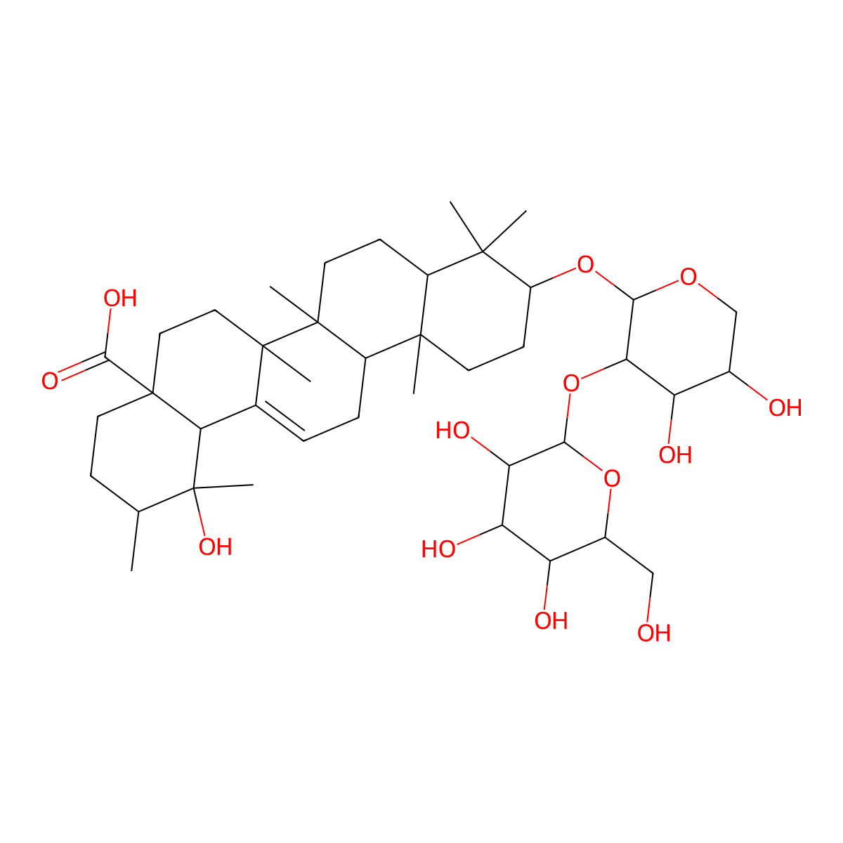 Ilexoside D molecular structure, CAS 109008-27-7