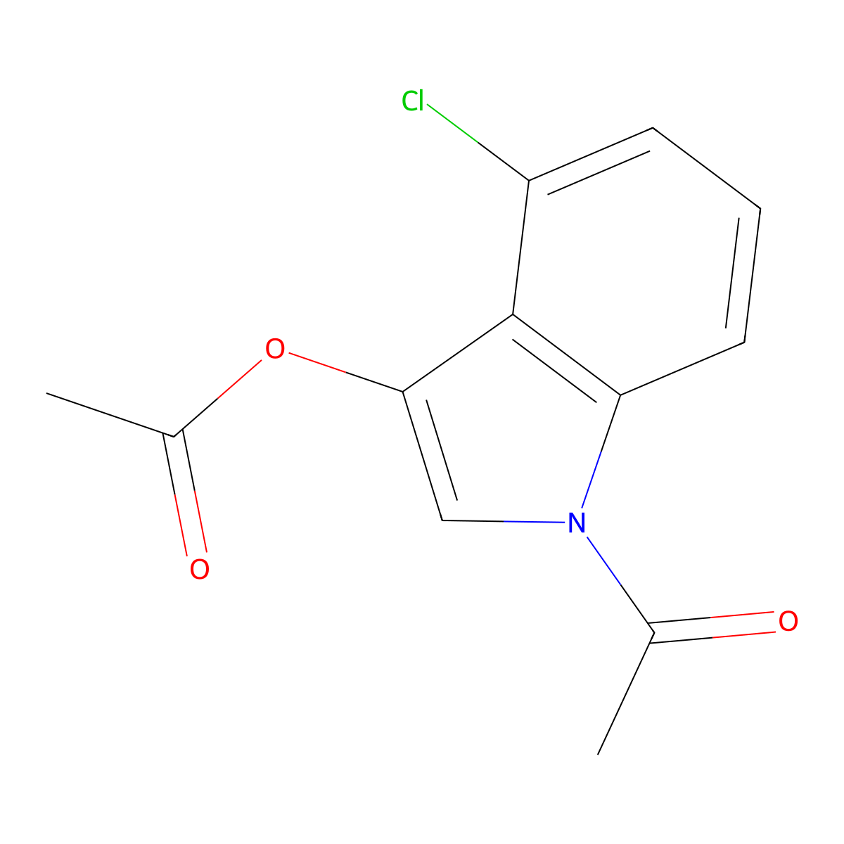 4-Chloro-3-indoxyl-1,3-diacetate molecular structure, CAS 109014-54-2