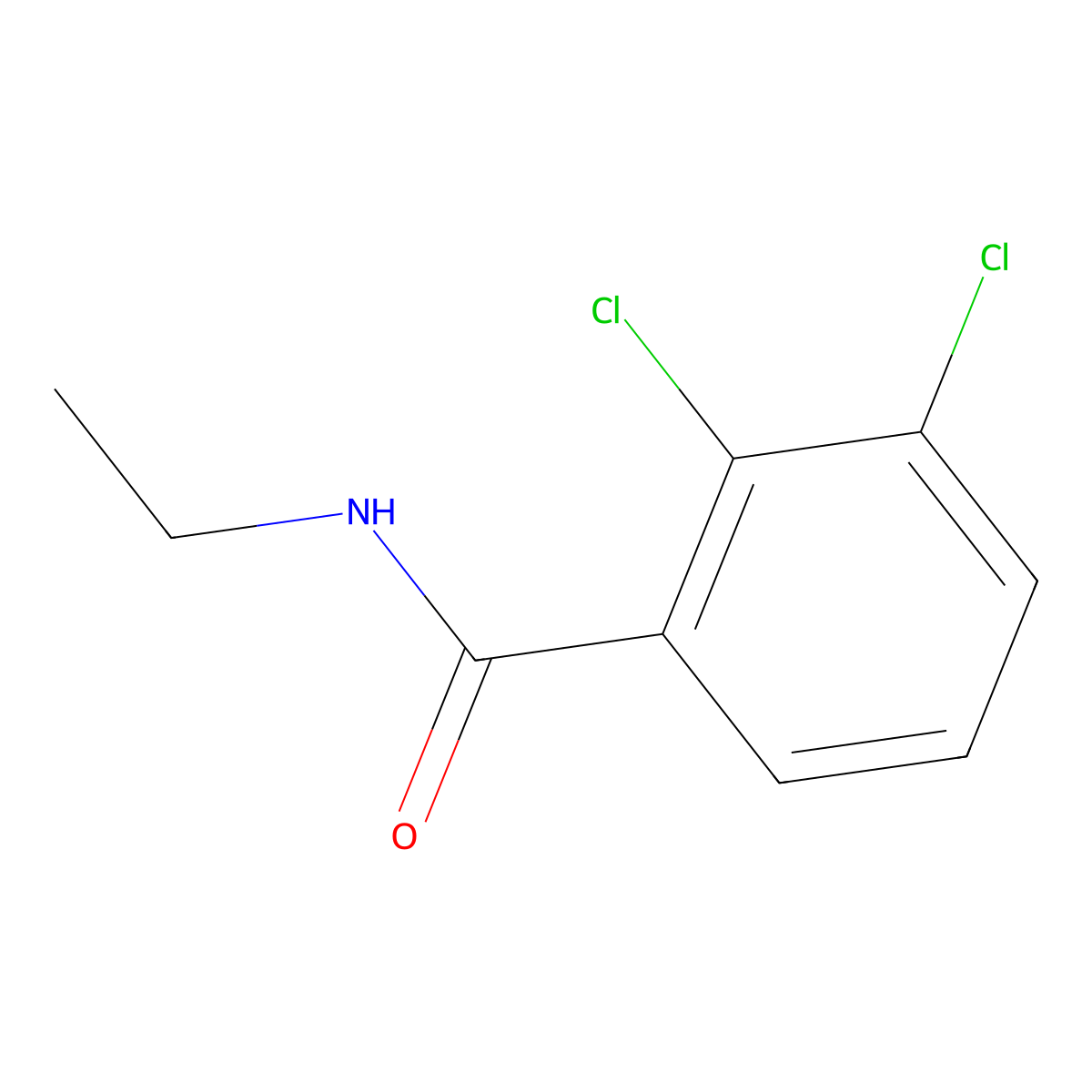 2,3-dichloro-N-ethylbenzamide molecular structure, CAS 1090344-11-8