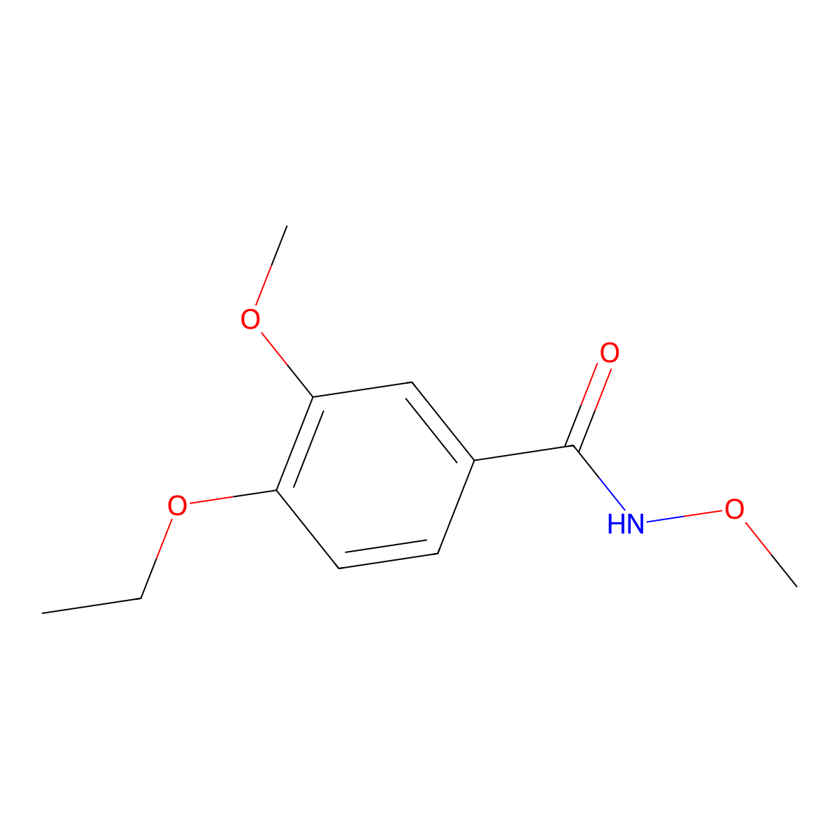 4-ethoxy-N,3-dimethoxybenzamide molecular structure, CAS 1090365-67-5