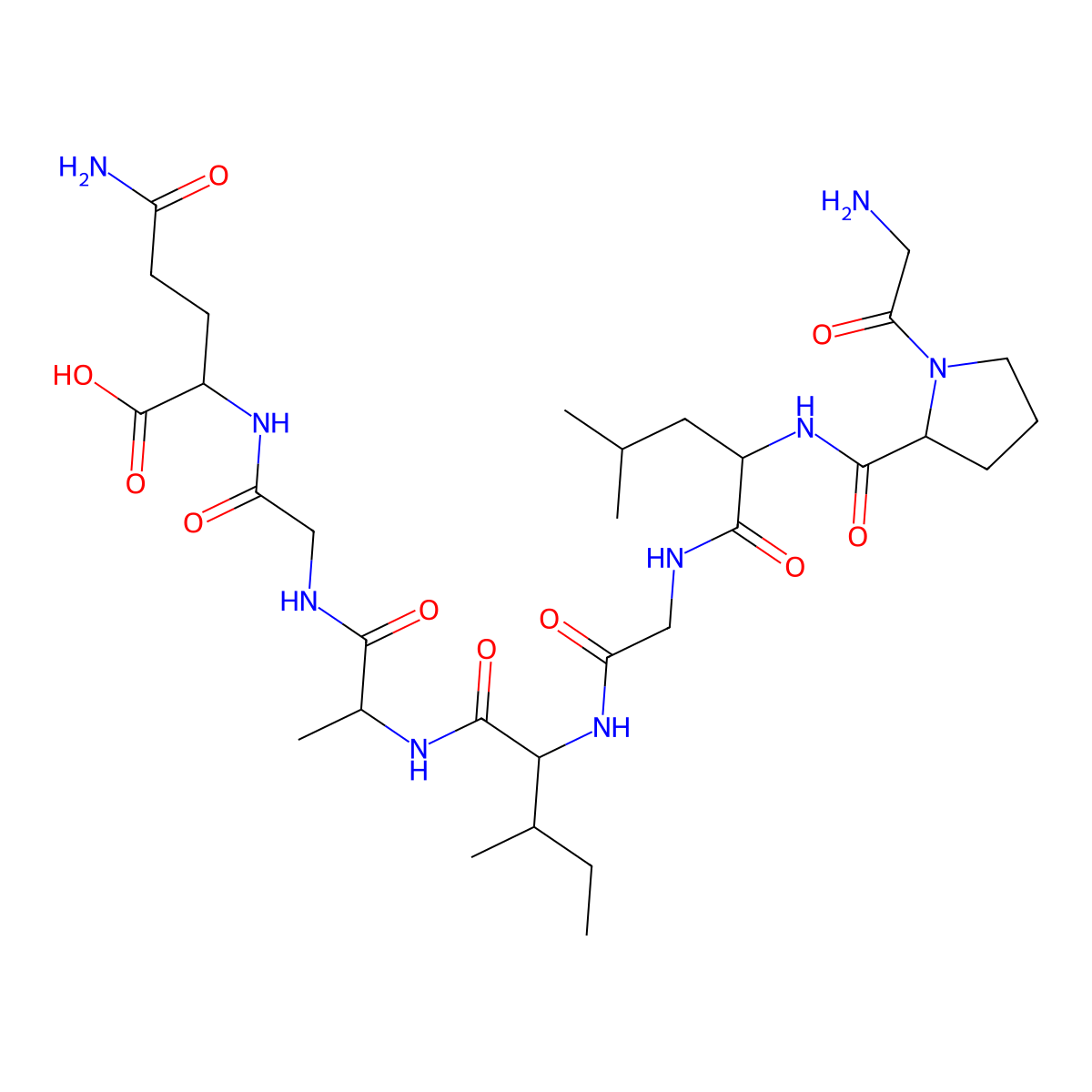 Gplgiagq molecular structure, CAS 109053-09-0