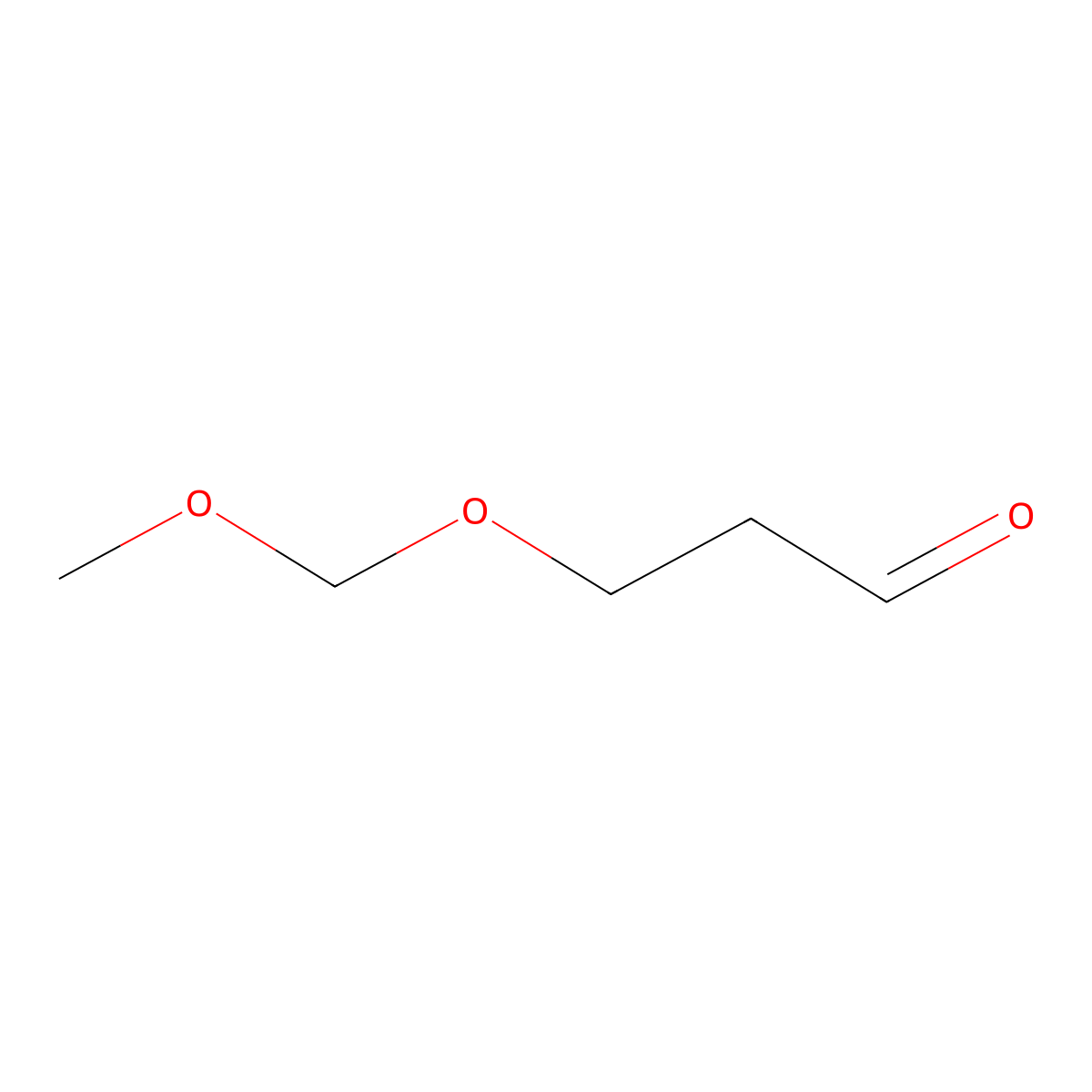 Propanal, 3-(methoxymethoxy)- molecular structure, CAS 109066-05-9