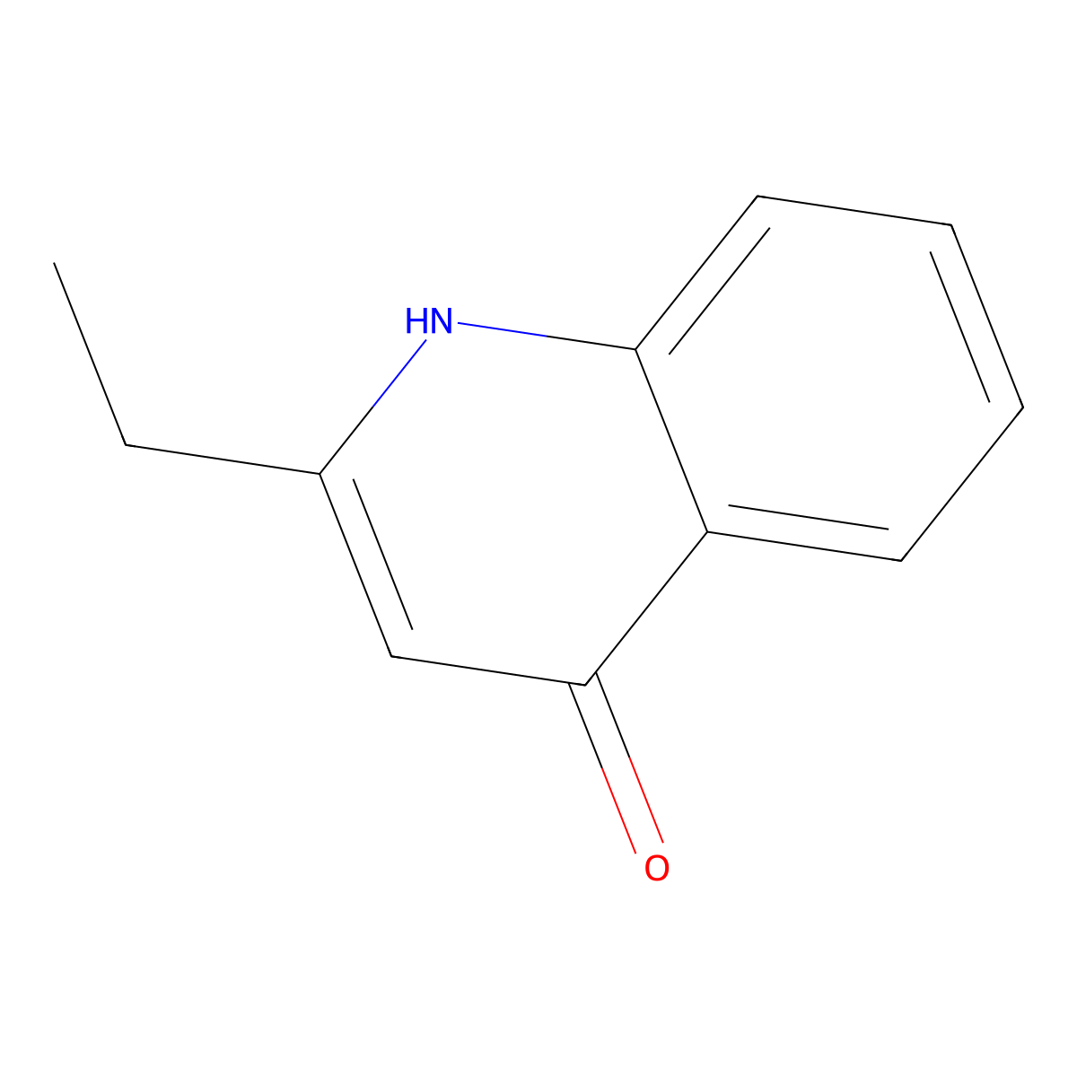 2-ethyl-4(1H)-quinolinone molecular structure, CAS 109072-25-5