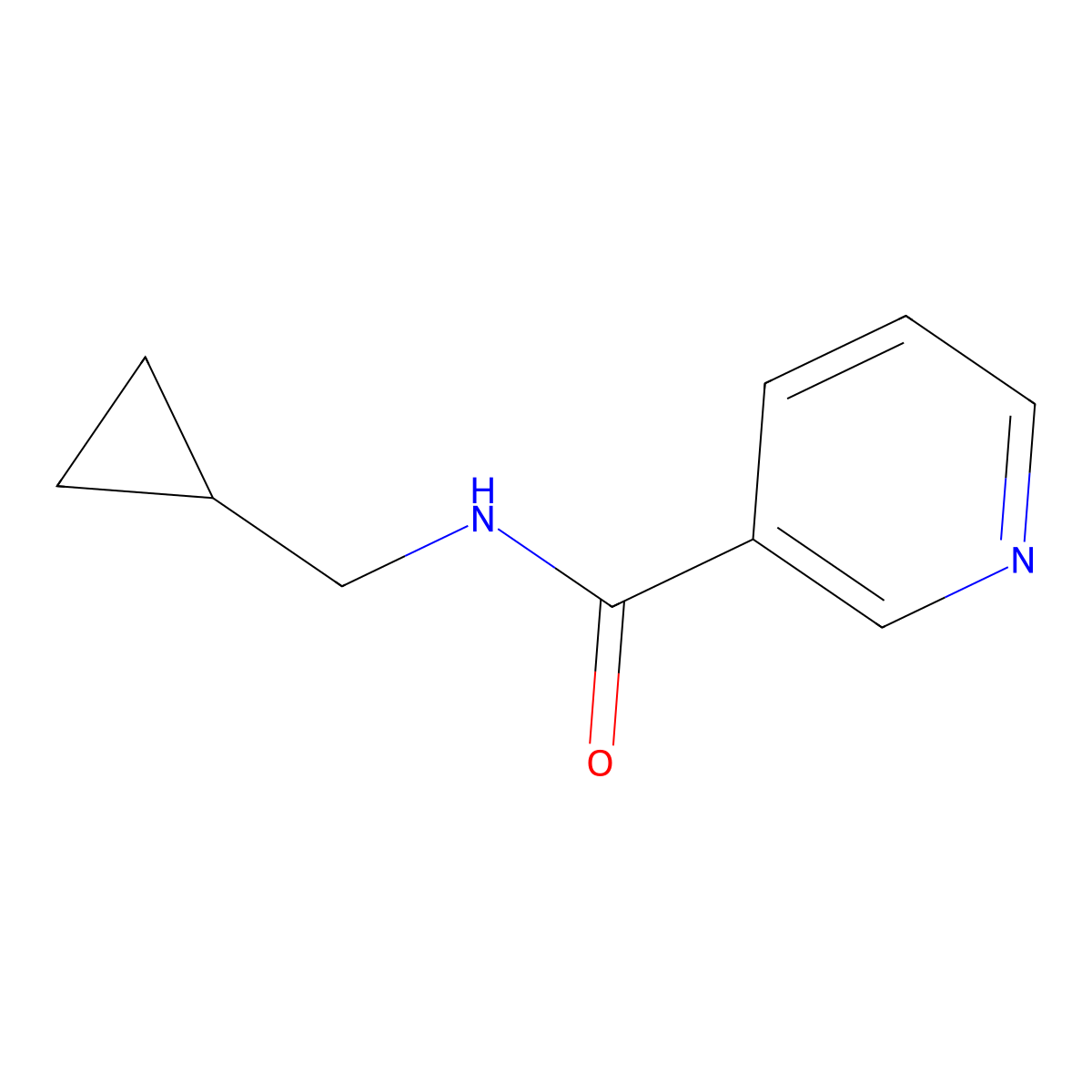 N-(Cyclopropylmethyl)nicotinamide molecular structure, CAS 1090893-23-4
