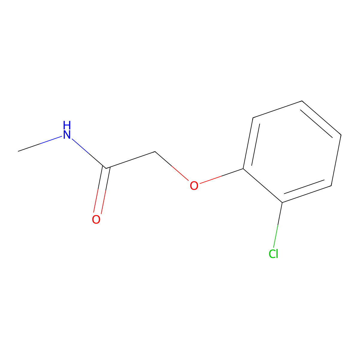 2-(2-chlorophenoxy)-N-methylacetamide molecular structure, CAS 1090907-72-4