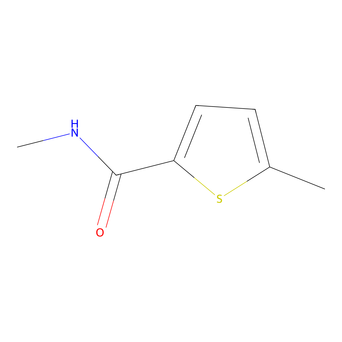 N,5-Dimethyl-2-thiophenecarboxamide molecular structure, CAS 1090911-32-2