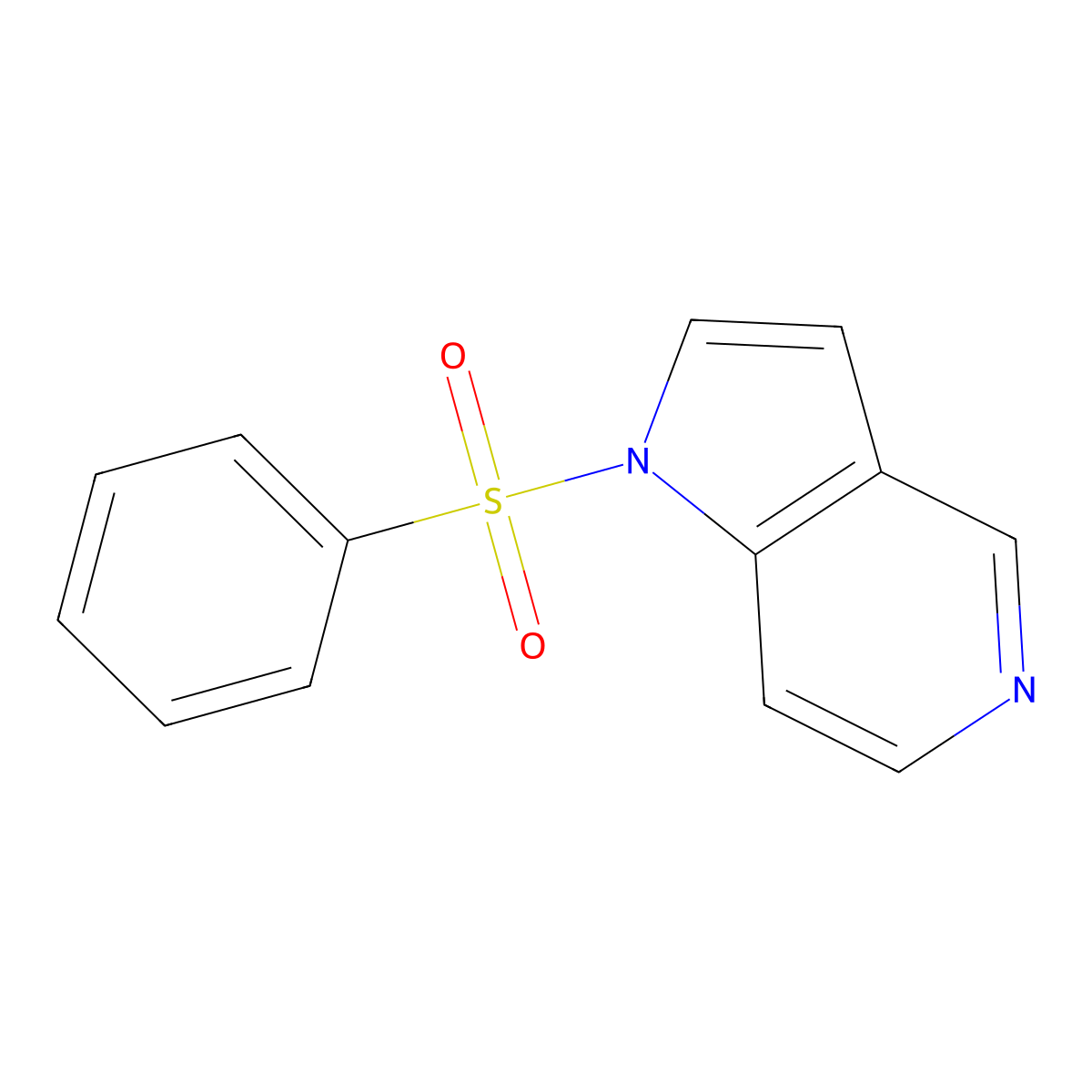 1-(Phenylsulfonyl)-1H-pyrrolo[3,2-c]pyridine molecular structure, CAS 109113-39-5