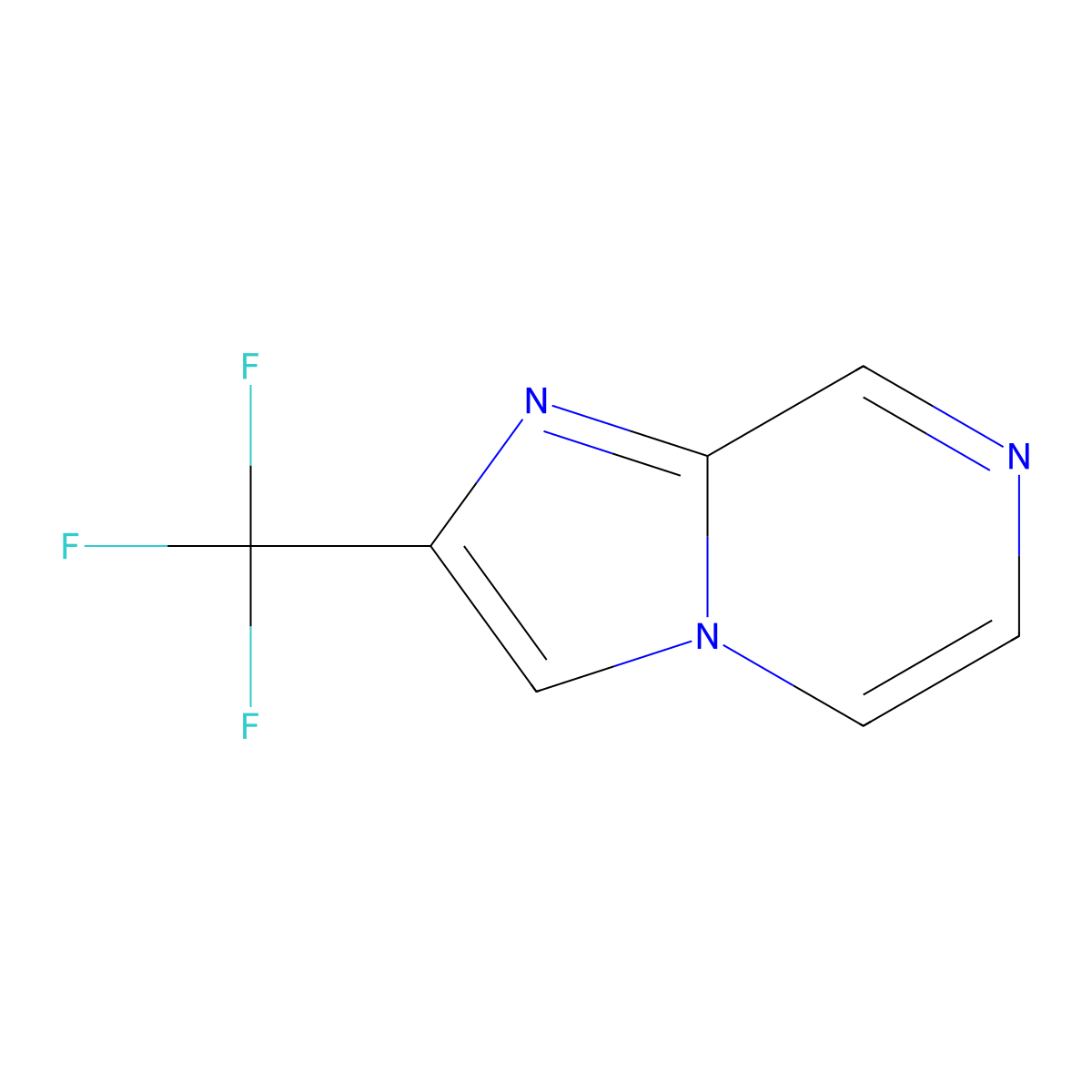 2-(Trifluoromethyl)imidazo[1,2-a]pyrazine molecular structure, CAS 109113-96-4
