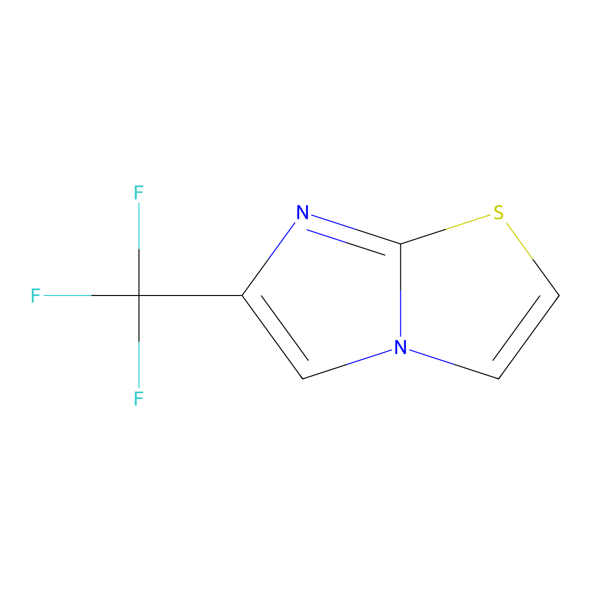 6-(Trifluoromethyl)imidazo[2,1-b]thiazole molecular structure, CAS 109113-98-6