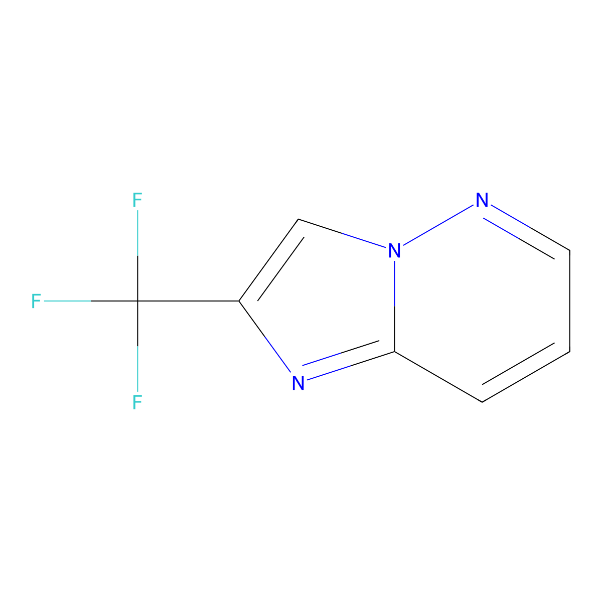 2-(Trifluoromethyl)imidazo[1,2-b]pyridazine molecular structure, CAS 109114-00-3