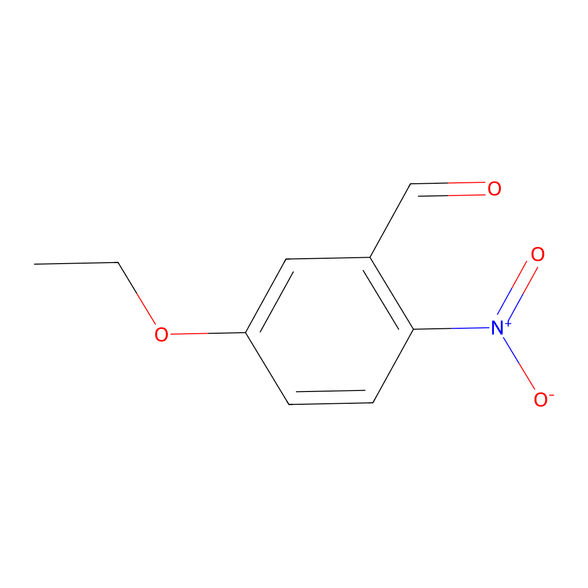 5-Ethoxy-2-nitrobenzaldehyde molecular structure, CAS 109134-05-6
