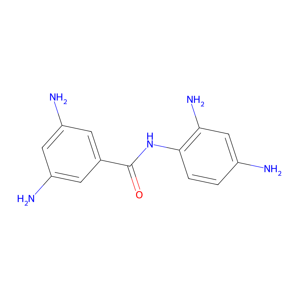 Benzamide, 3,5-diamino-N-(2,4-diaminophenyl)- molecular structure, CAS 109144-80-1