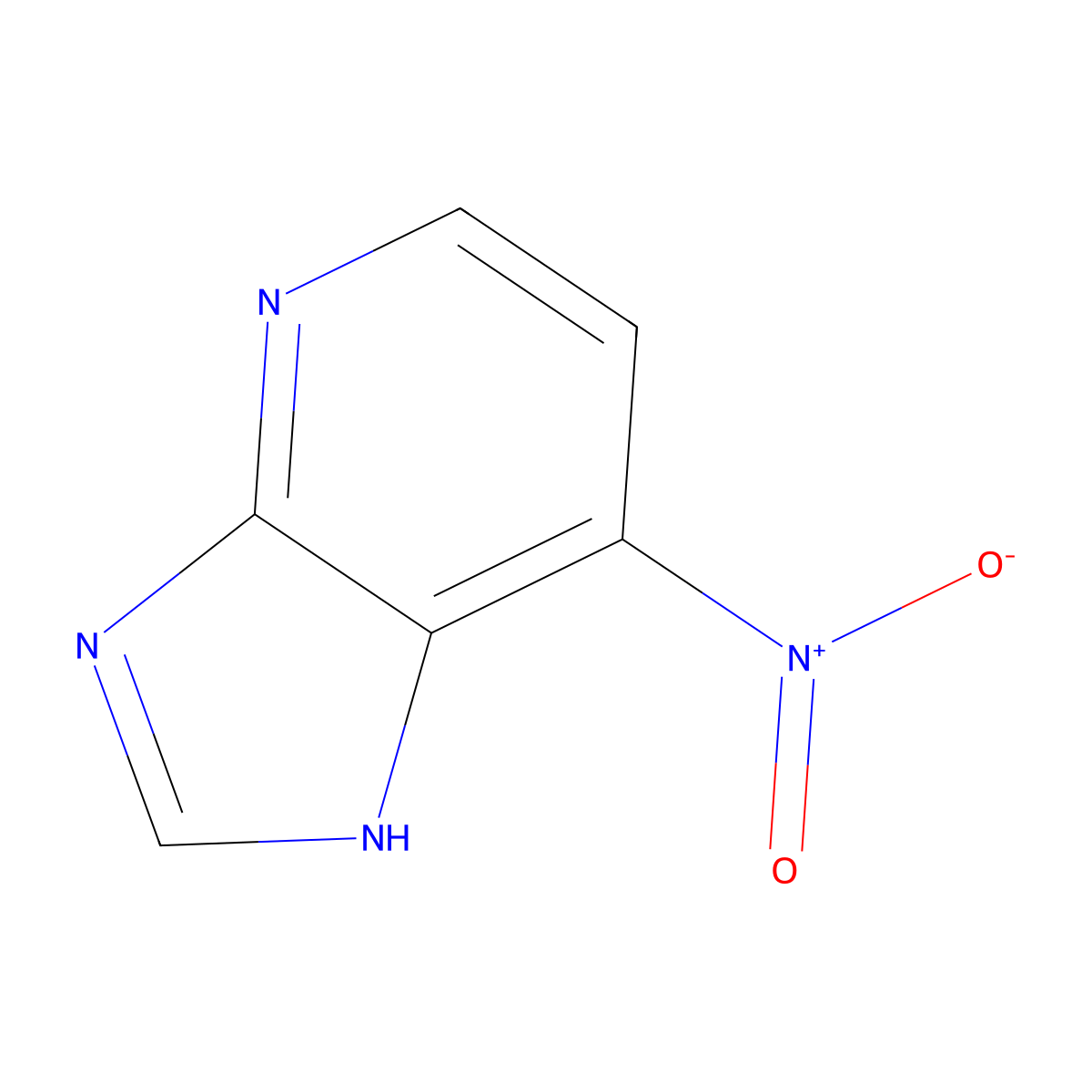 7-Nitro-3H-imidazo[4,5-b]pyridine molecular structure, CAS 109151-82-8