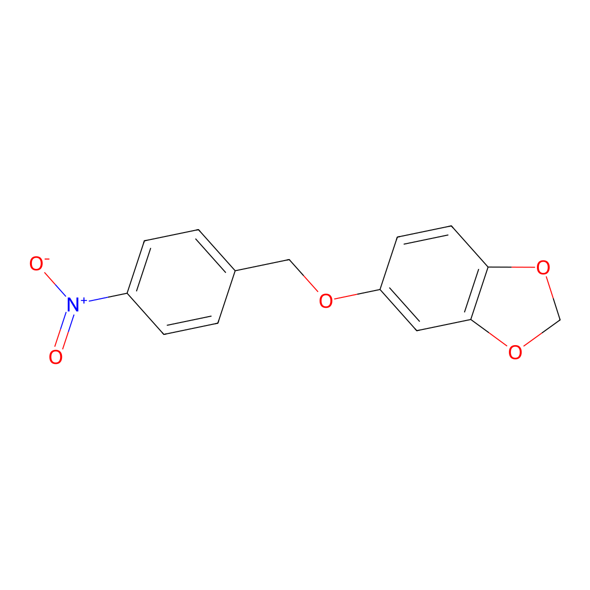 5-[(4-Nitrobenzyl)oxy]-1,3-benzodioxole molecular structure, CAS 109161-83-3