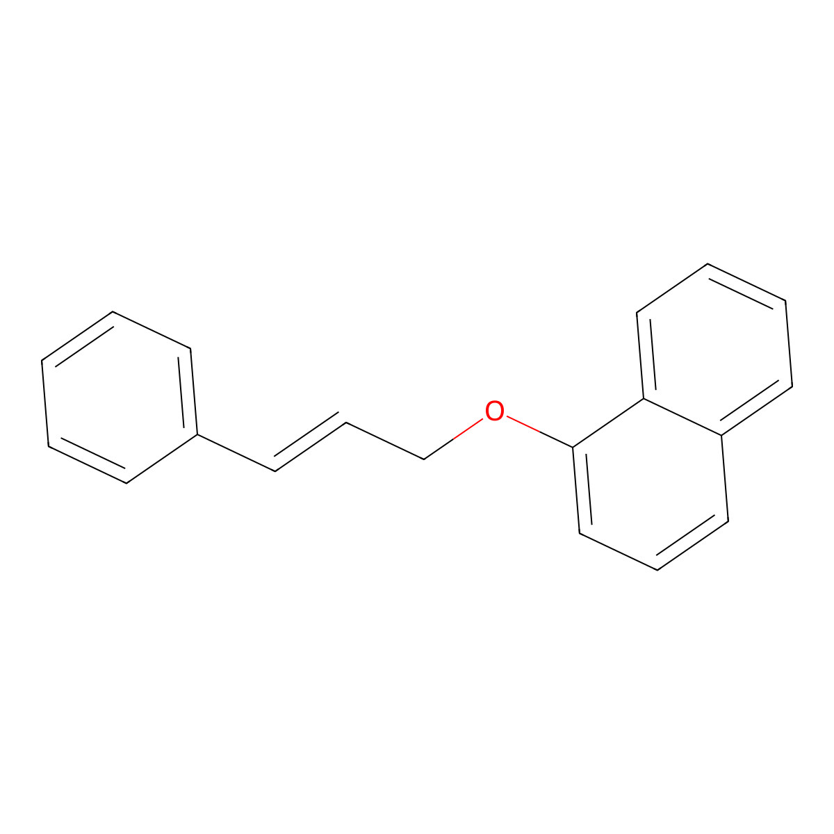 1-[[(2E)-3-Phenyl-2-propen-1-yl]oxy]naphthalene molecular structure, CAS 1091626-77-5