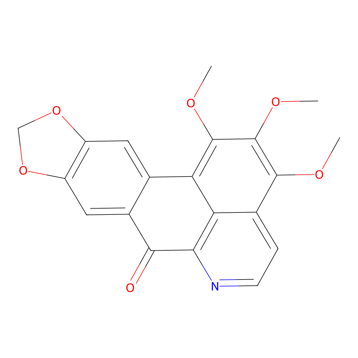 Oxophoebine molecular structure, CAS 109175-37-3