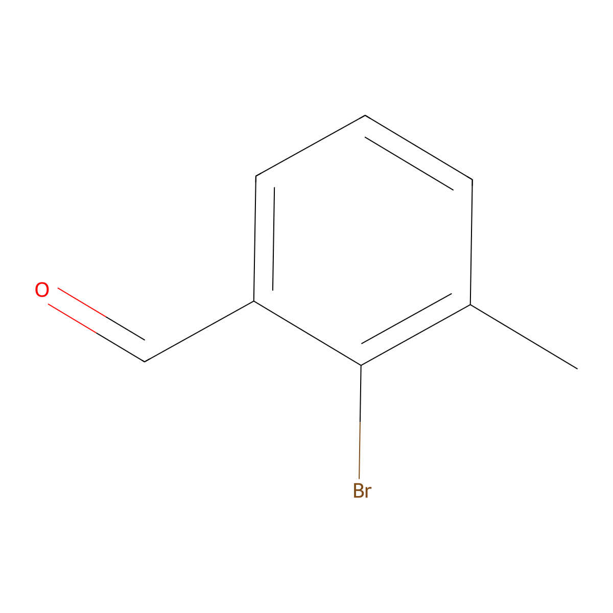 2-Bromo-3-methylbenzaldehyde molecular structure, CAS 109179-31-9