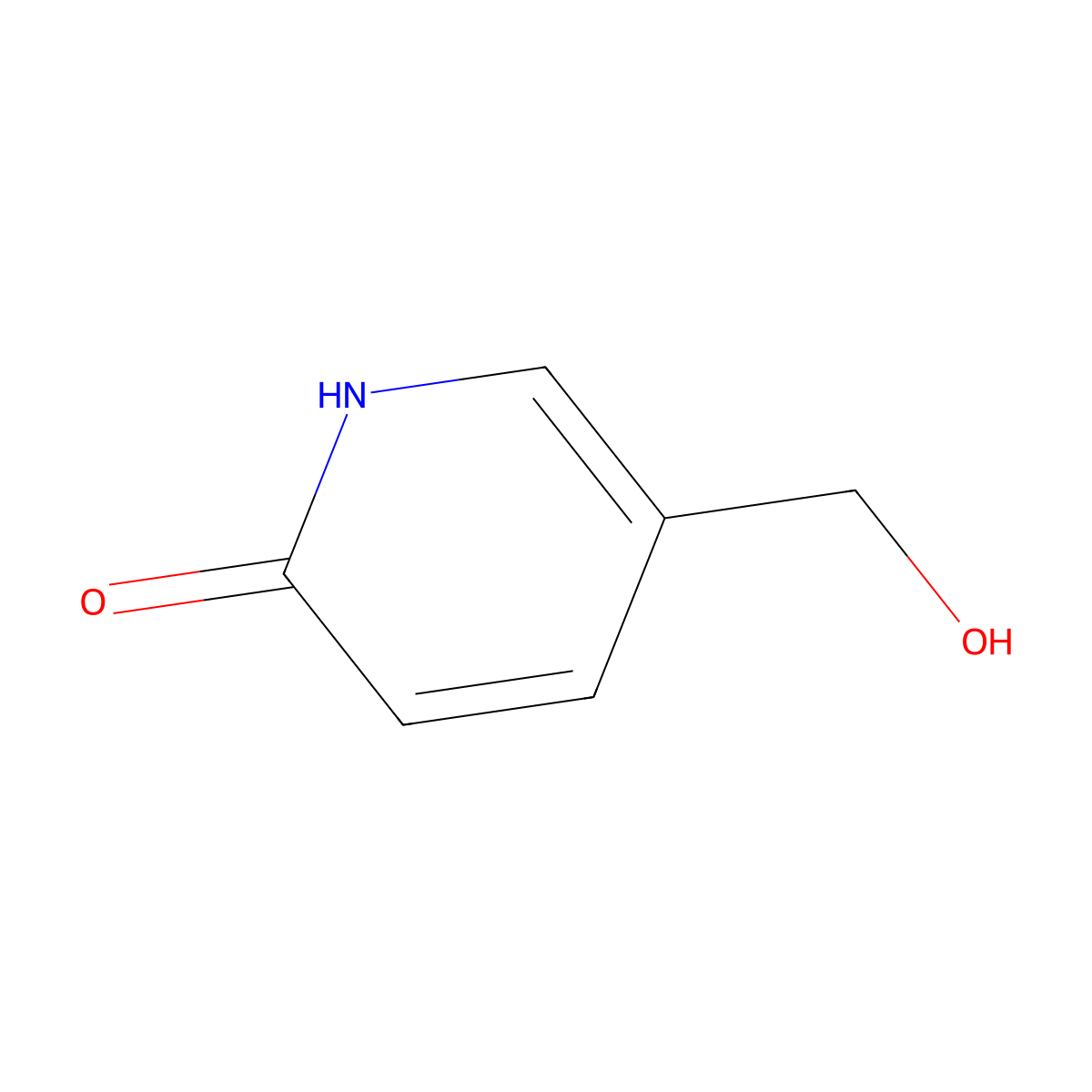 5-(hydroxymethyl)pyridin-2(1H)-one molecular structure, CAS 109205-68-7