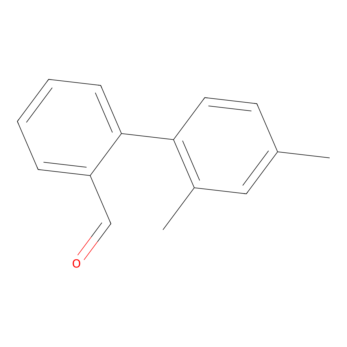 2',4'-Dimethyl-[1,1'-biphenyl]-2-carbaldehyde molecular structure, CAS 1092060-85-9