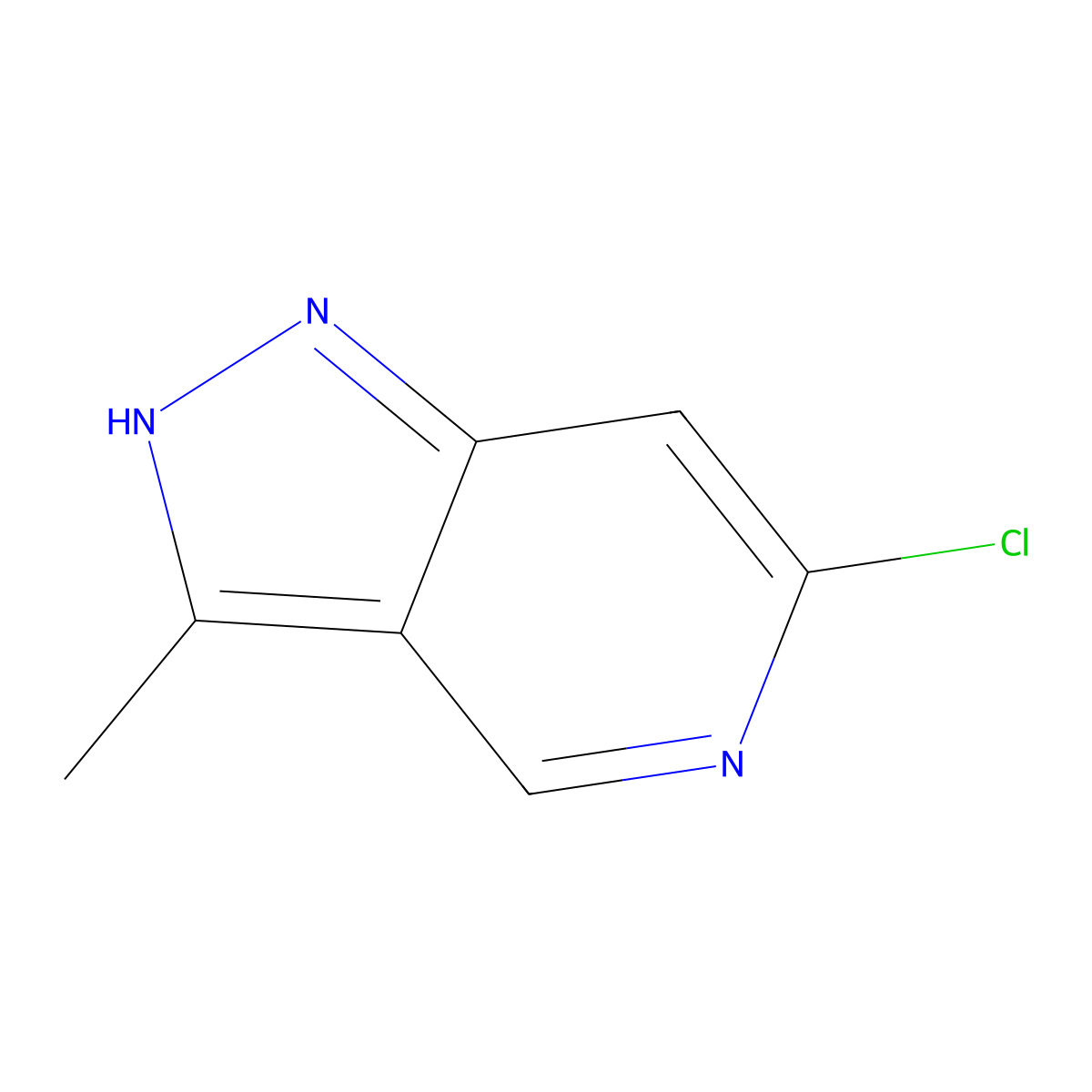 6-Chloro-3-methyl-1H-pyrazolo[4,3-c]pyridine molecular structure, CAS 1092062-74-2
