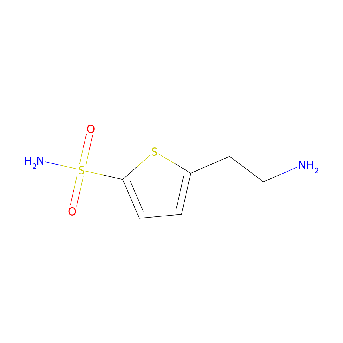 5-(2-Aminoethyl)thiophene-2-sulfonamide molecular structure, CAS 109213-13-0