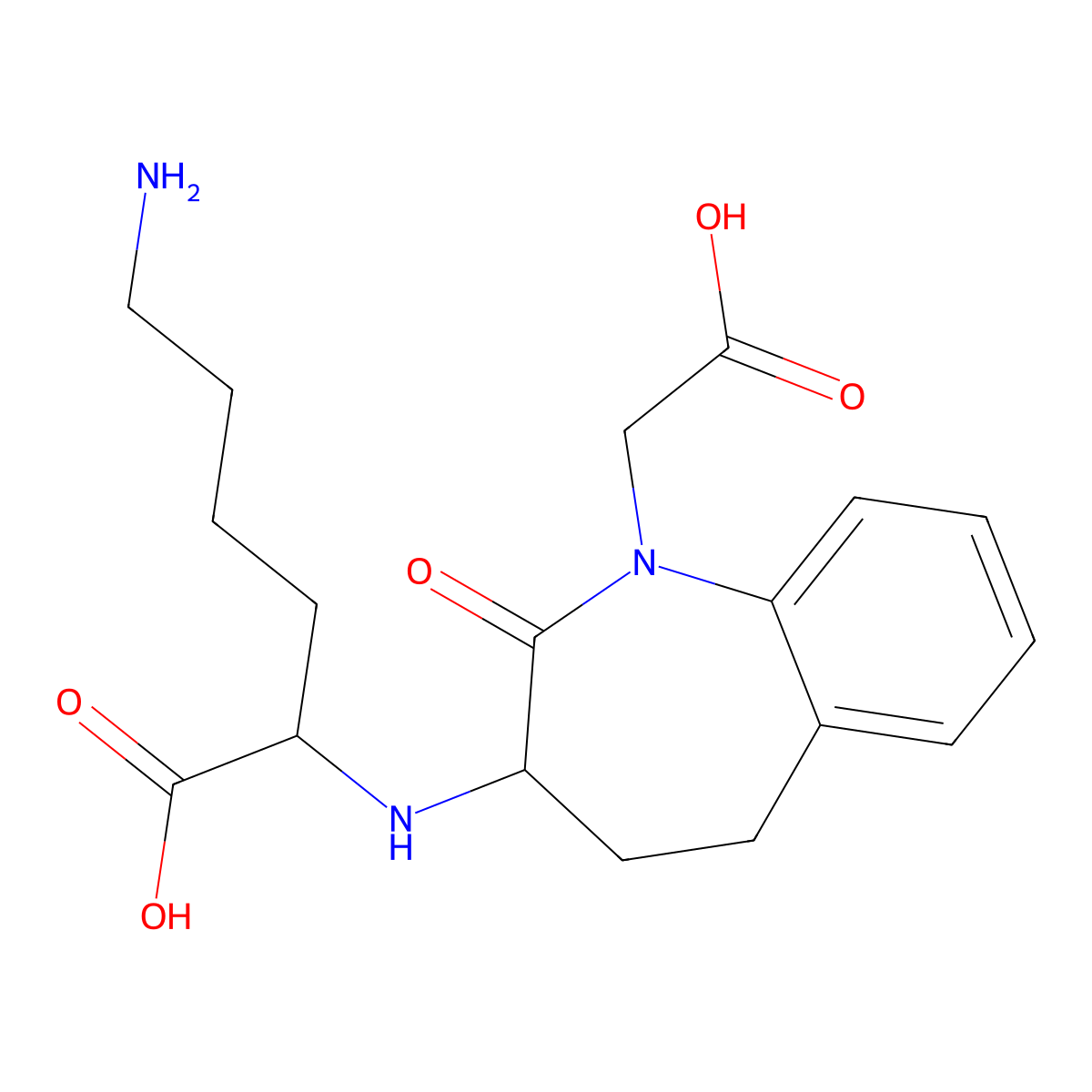 Libenzapril molecular structure, CAS 109214-55-3