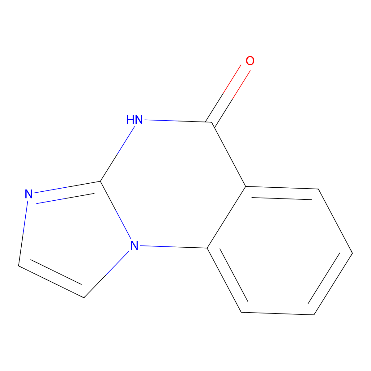 4H,5H-imidazo(1,2-a)quinazolin-5-one molecular structure, CAS 109224-70-6