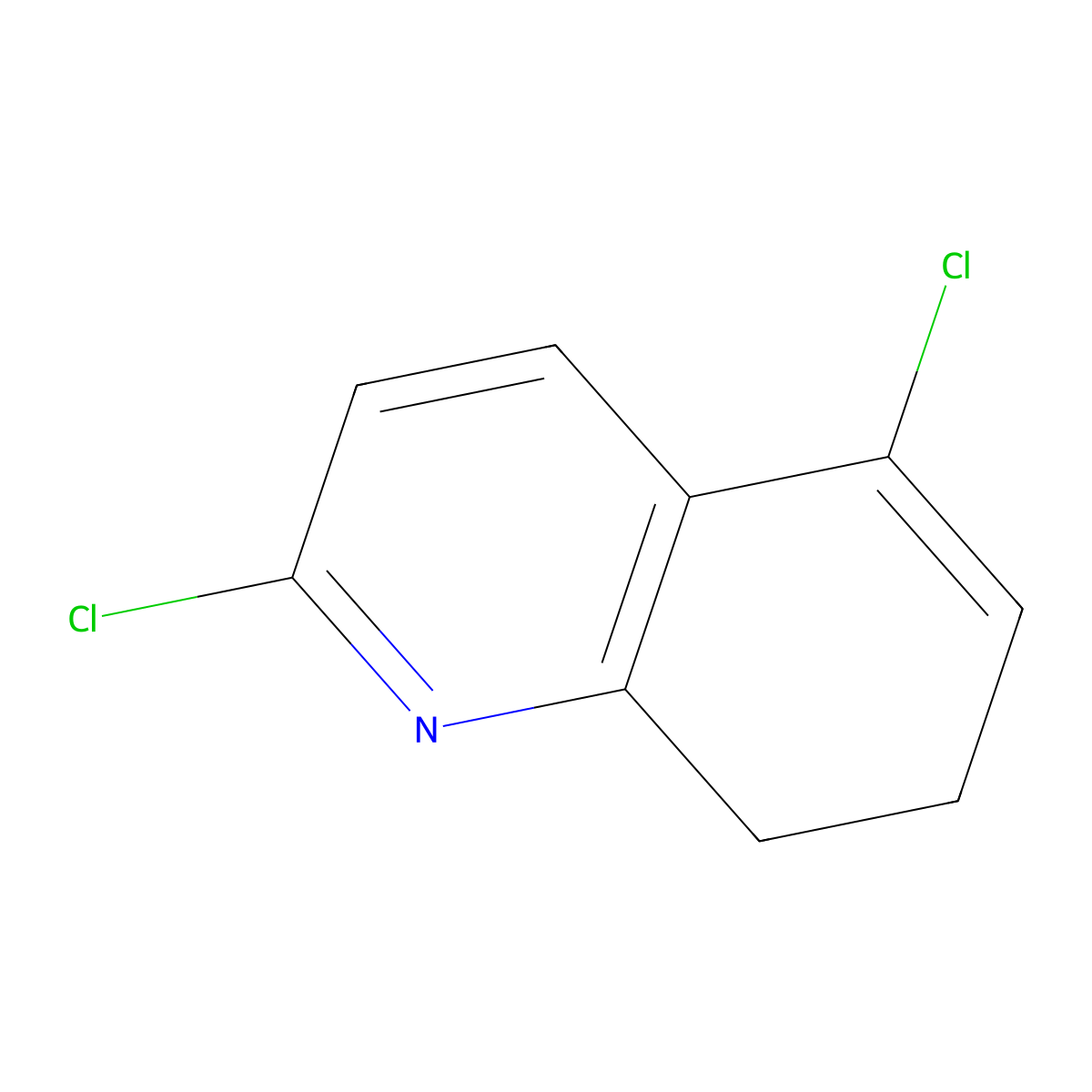 2,5-Dichloro-7,8-dihydroquinoline molecular structure, CAS 1092287-26-7