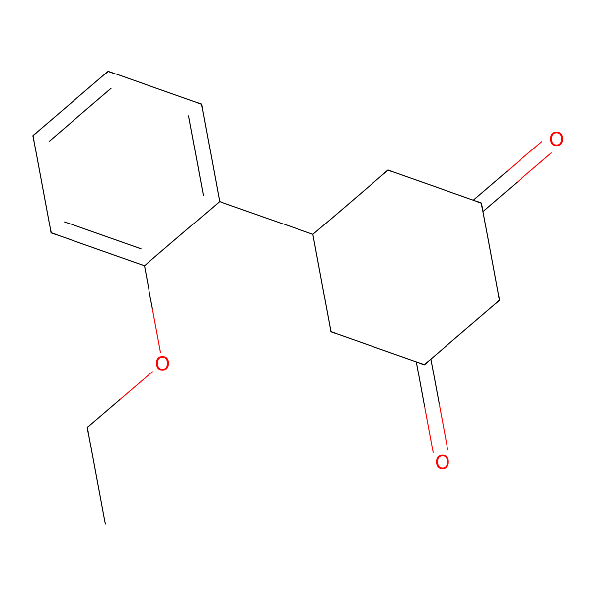 5-(2-Ethoxyphenyl)cyclohexane-1,3-dione molecular structure, CAS 1092288-99-7