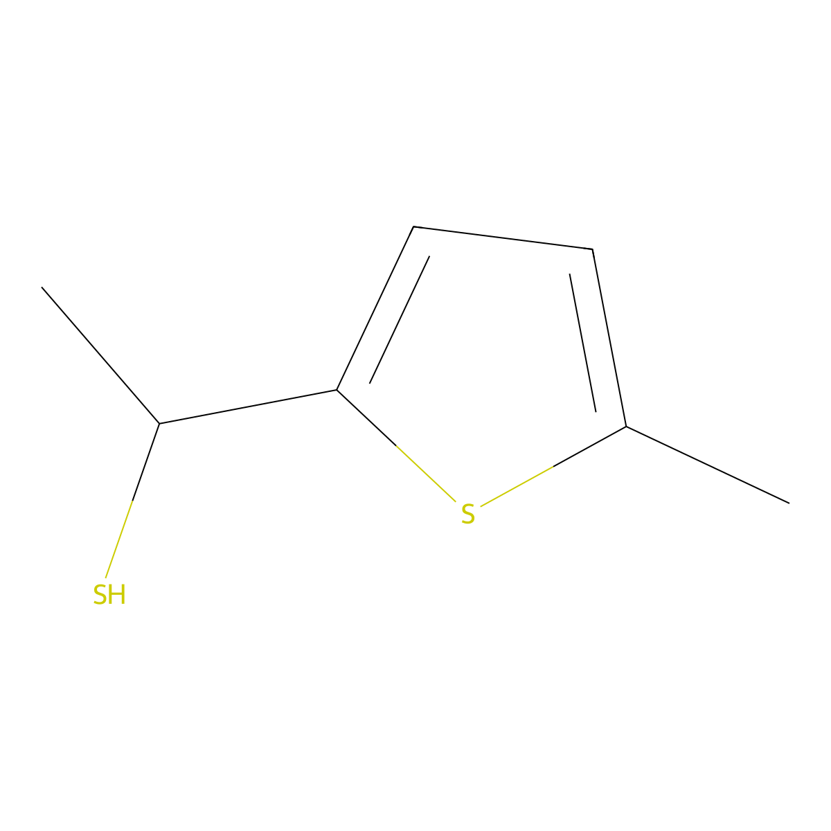 1-(5-Methylthiophen-2-yl)ethane-1-thiol molecular structure, CAS 1092299-34-7