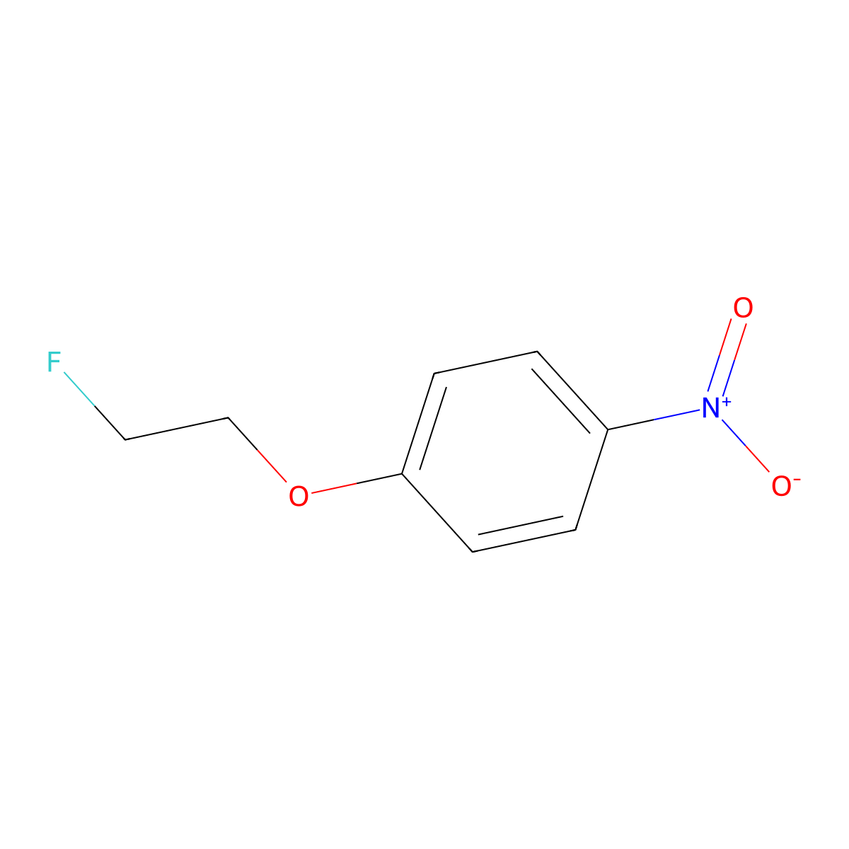 1-(2-Fluoroethoxy)-4-nitrobenzene molecular structure, CAS 109230-65-1