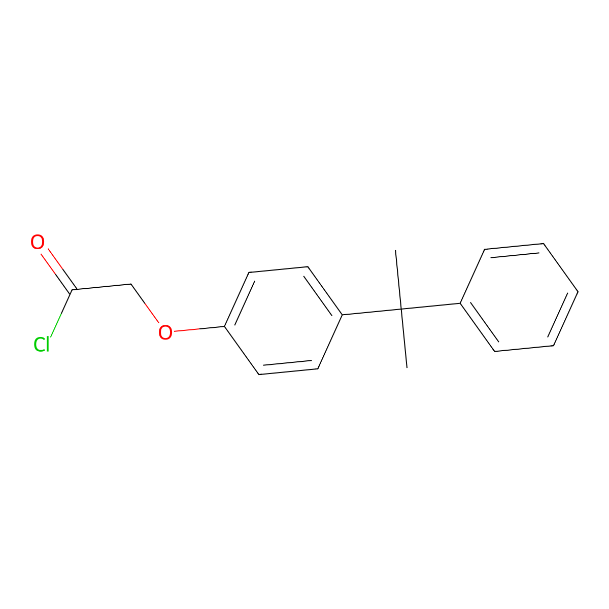 [4-(1-Methyl-1-phenylethyl)phenoxy]acetyl chloride molecular structure, CAS 1092300-03-2