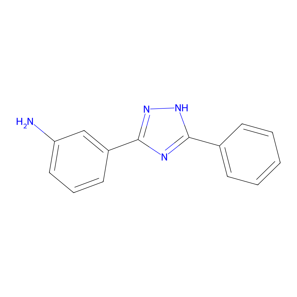 3-(5-Phenyl-4h-1,2,4-Triazol-3-Yl)aniline molecular structure, CAS 1092305-74-2