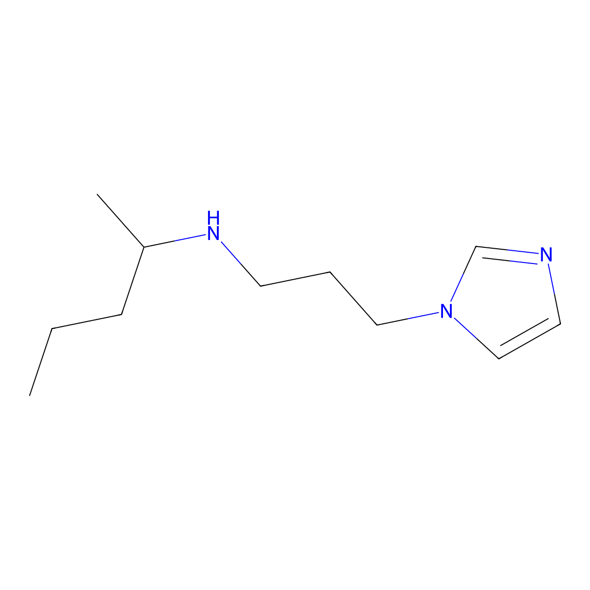 [3-(1H-Imidazol-1-yl)propyl](pentan-2-yl)amine molecular structure, CAS 1092307-13-5