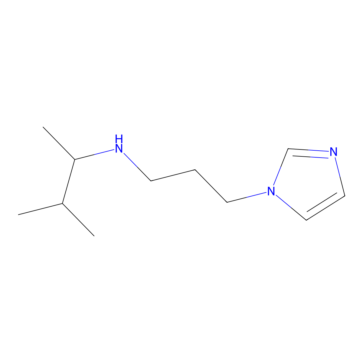 [3-(1H-Imidazol-1-yl)propyl](3-methylbutan-2-yl)amine molecular structure, CAS 1092307-19-1