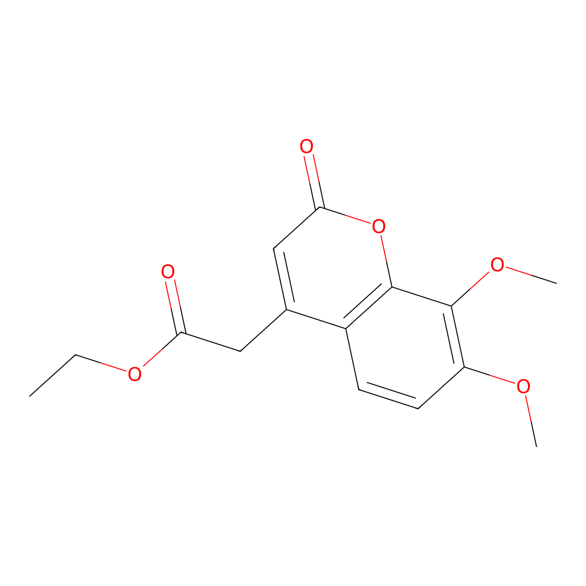ethyl (7,8-dimethoxy-2-oxo-2H-chromen-4-yl)acetate molecular structure, CAS 1092333-75-9