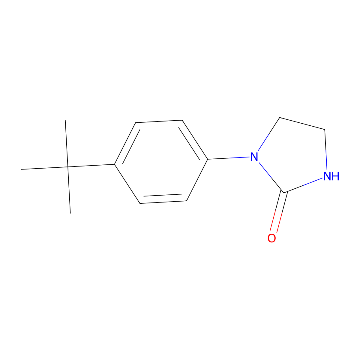 1-[4-(tert-butyl)phenyl]tetrahydro-2H-imidazol-2-one molecular structure, CAS 1092346-57-0