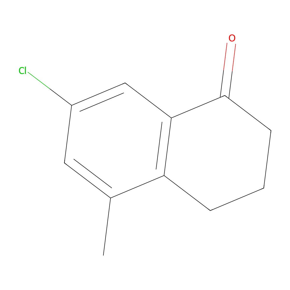 7-Chloro-5-methyl-3,4-dihydronaphthalen-1(2H)-one molecular structure, CAS 1092348-30-5