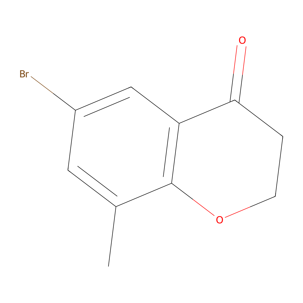 6-Bromo-8-methylchroman-4-one molecular structure, CAS 1092348-76-9