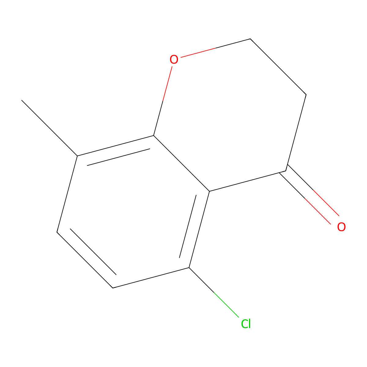 5-Chloro-8-methylchroman-4-one molecular structure, CAS 1092349-11-5
