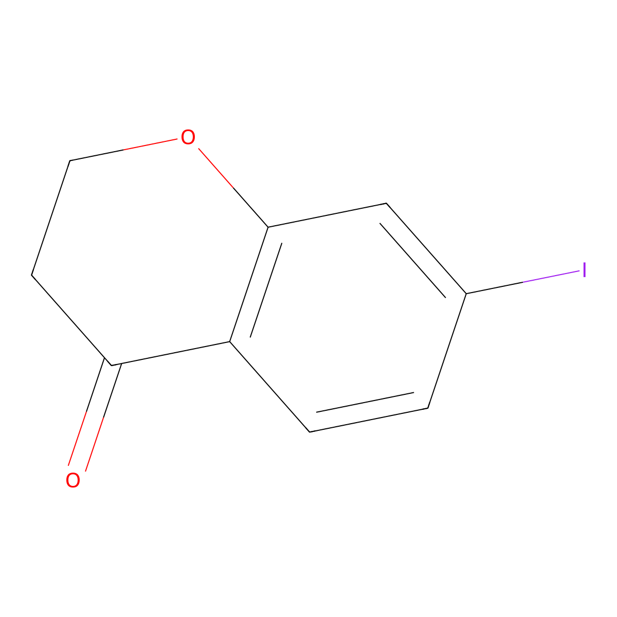 7-Iodo-4-chromanone molecular structure, CAS 1092349-80-8